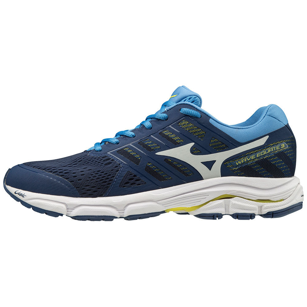 Panske Bezecke Topanky Mizuno WAVE EQUATE 3 Modre/Siva/Žlté Vypredaj SLBV40169